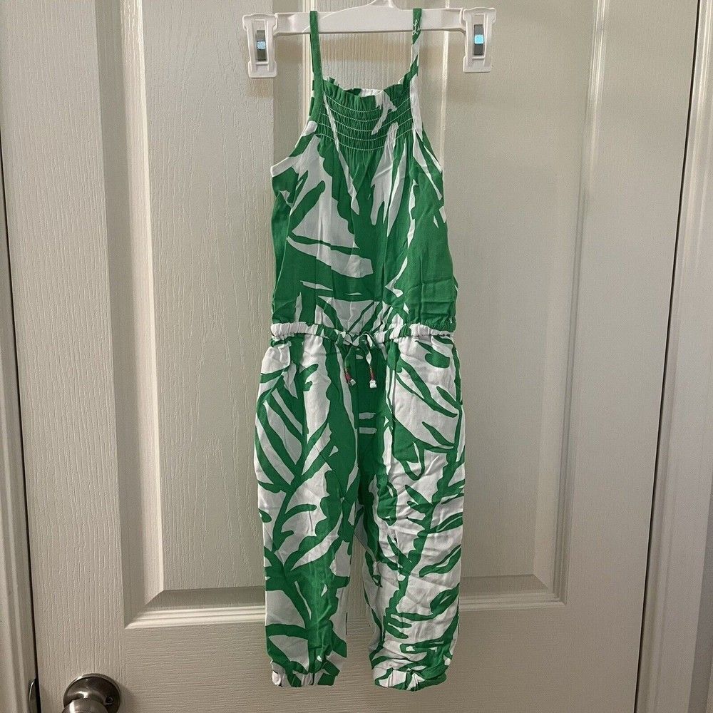 Lilly Pulitzer for Target Girls Jumpsuit Boom Boom Palm Leaves Girls SZ 18M NWT